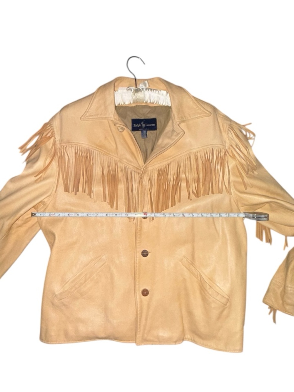 Vintage Ralph Lauren 70’s/Early 80’s Era Western Style Fringe Leather Jacket - Picture 6 of 13